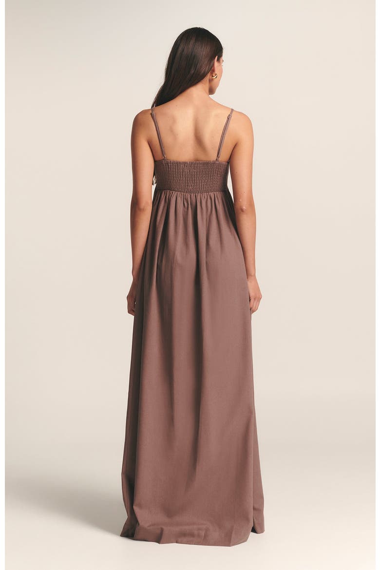 Aster Maxi Dress, Alternate, color, Cacao