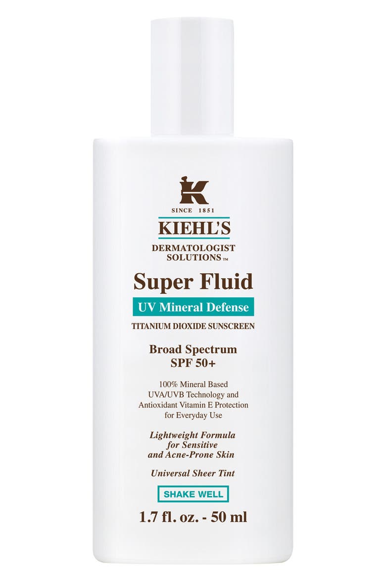Dermatologist Solutions™ Super Fluid UV Mineral Defense Sunscreen SPF 50+, Main, color, NO COLOR