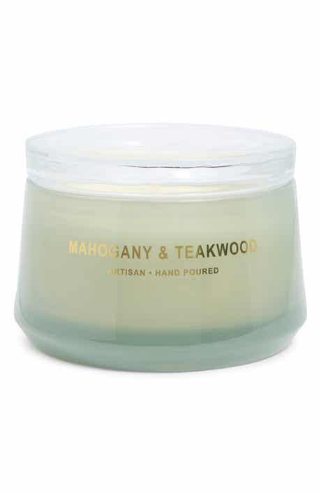 PORTOFINO CANDLES Mahogany & Teakwood Jar Candle