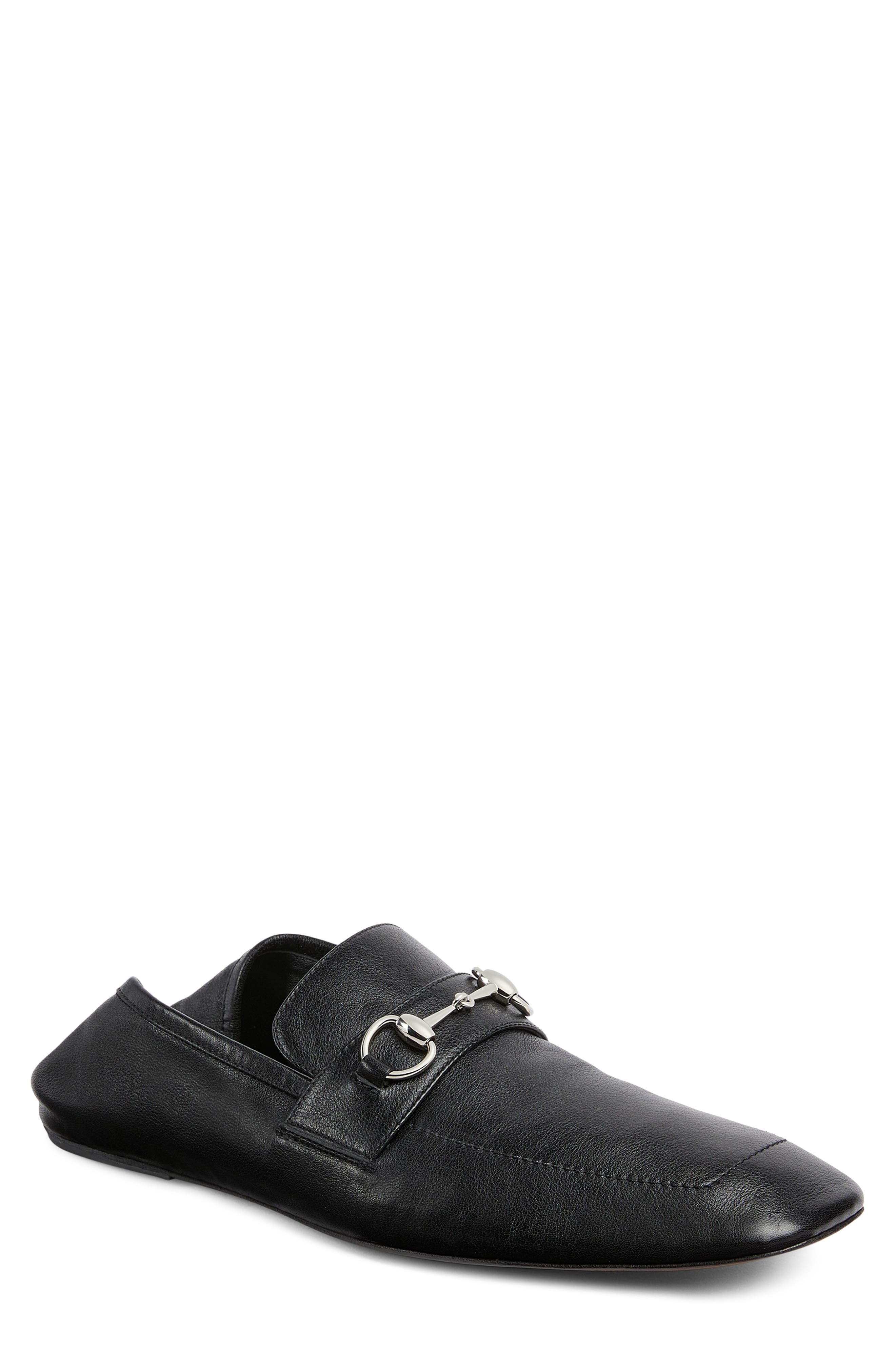 Gucci Edgar Horsebit Convertible Loafer, Main, color, Black
