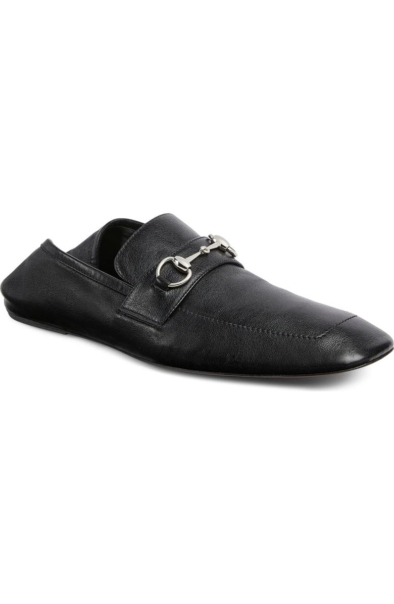 Gucci Edgar Horsebit Convertible Loafer, Main, color, Black