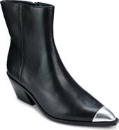 Yosi Samra Aston Pointed Cap Toe Bootie
