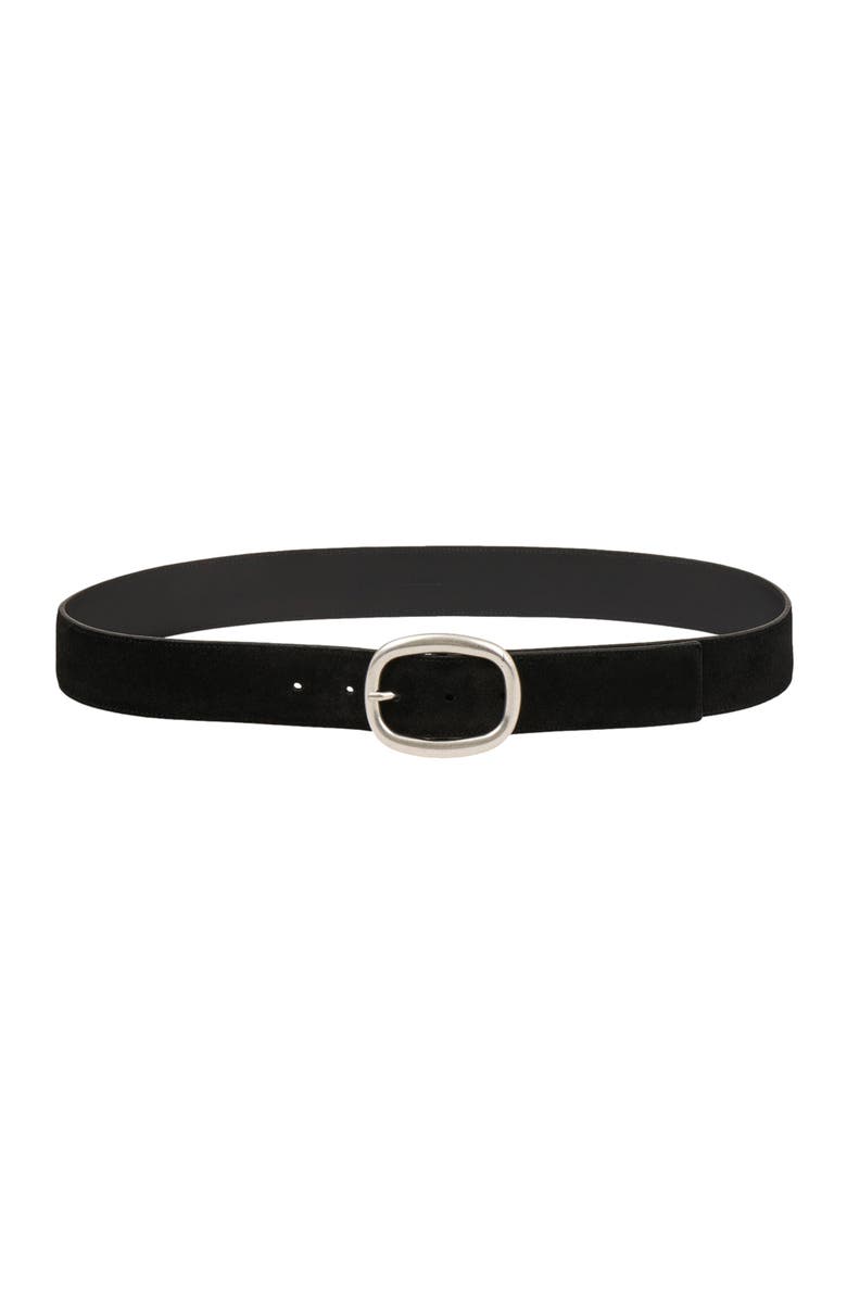 SANDRO Wide leather belt, Main, color, 