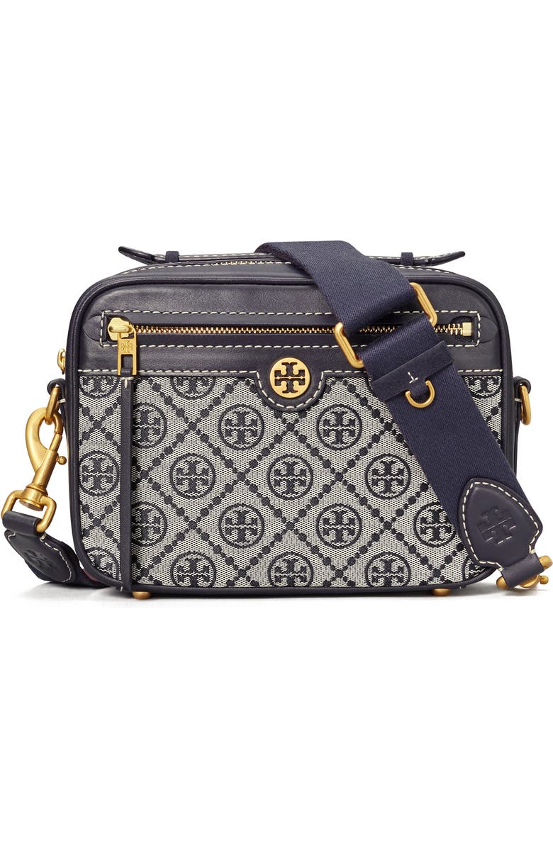 Tory Burch T Monogram Jacquard Camera Bag, Main, color,