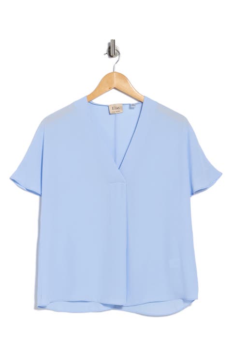 V-Neck Short Sleeve Top