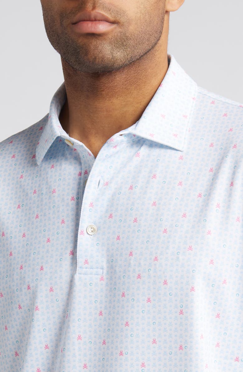 Peter Millar Skull in One Performance Golf Polo, Alternate, color, 