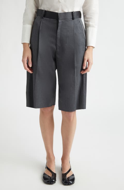 Wool Blend Shorts