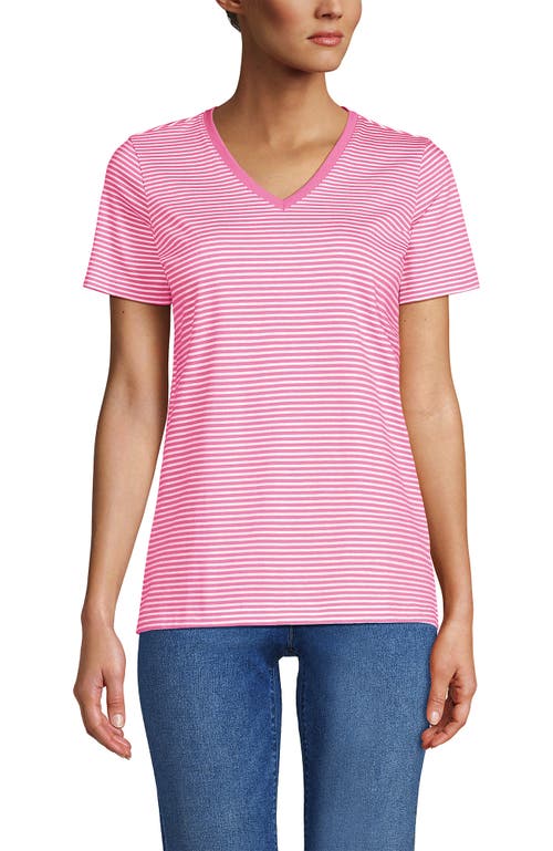 Lands' End Relaxed Supima Cotton V-neck T-shirt