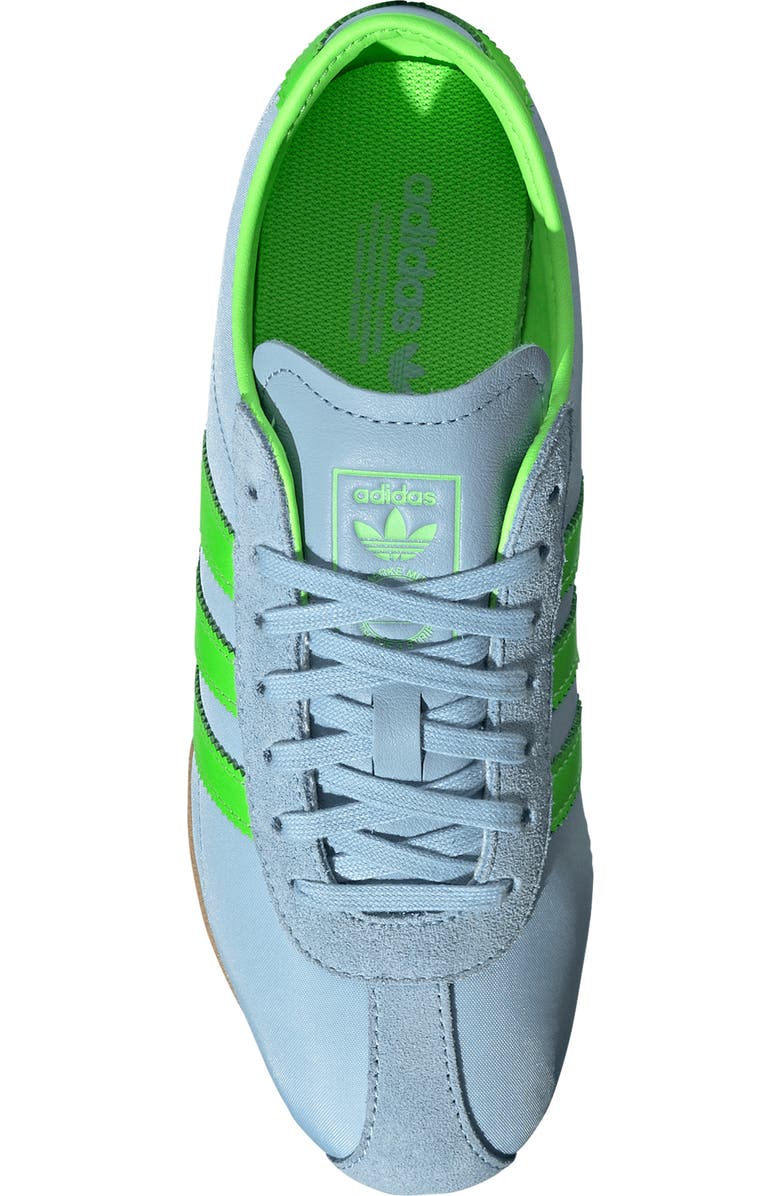 adidas Tokyo Low Top Sneaker, Alternate, color, Clear Sky/ Solar Green/ Gum