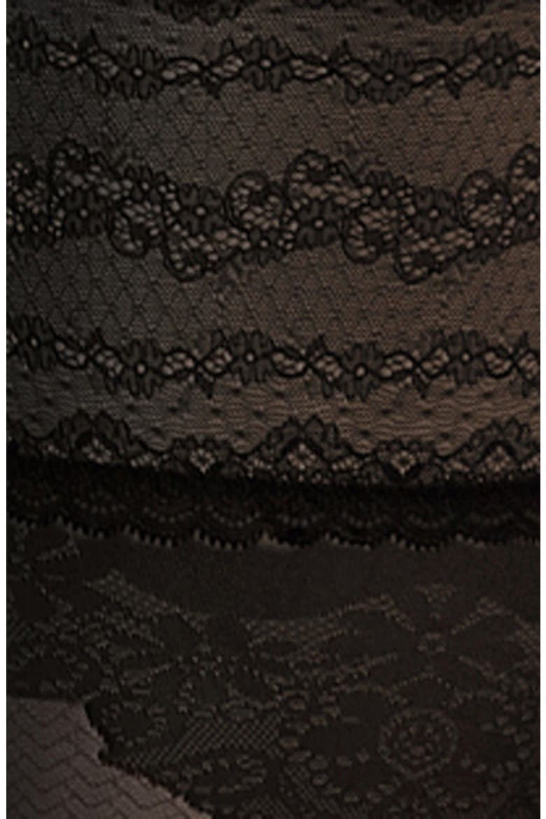 Ceremonial Stay-Up Stockings, Alternate, color, BLACK