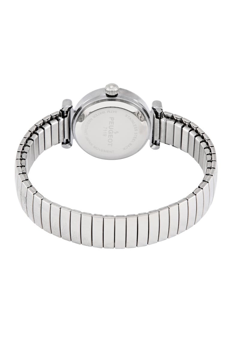 Easy Read Expansion Stretch Watch- 25MM, Alternate, color, Silver