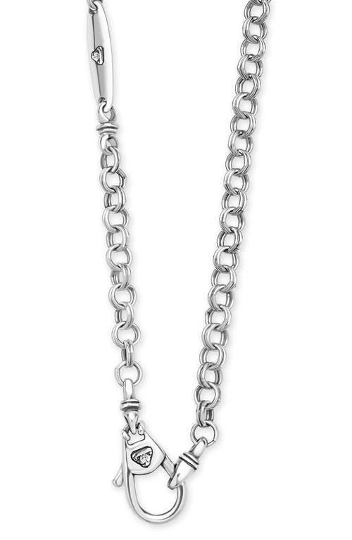 Lagos Two-tone High Jinks Link Chain Necklace In Metallic