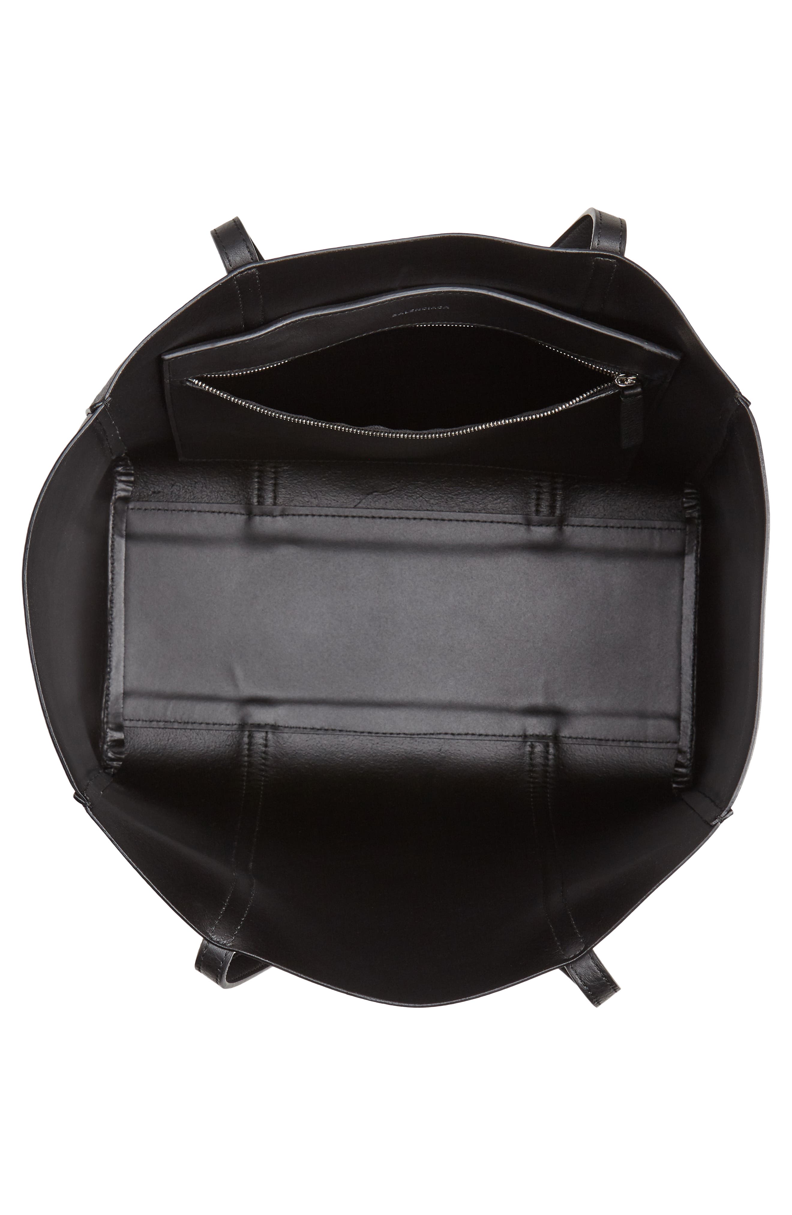 Balenciaga Small Everyday Logo Calfskin Tote, Alternate, color, 