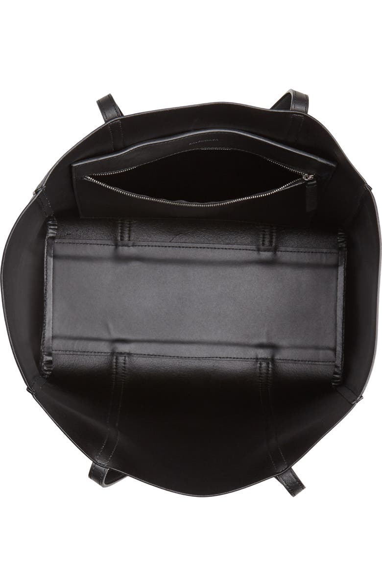 Balenciaga Small Everyday Logo Calfskin Tote, Alternate, color,