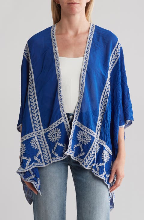 Floral Embroidered Topper