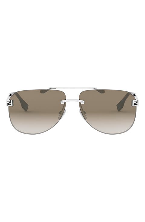 'Fendi Sky 61mm Pilot Sunglasses