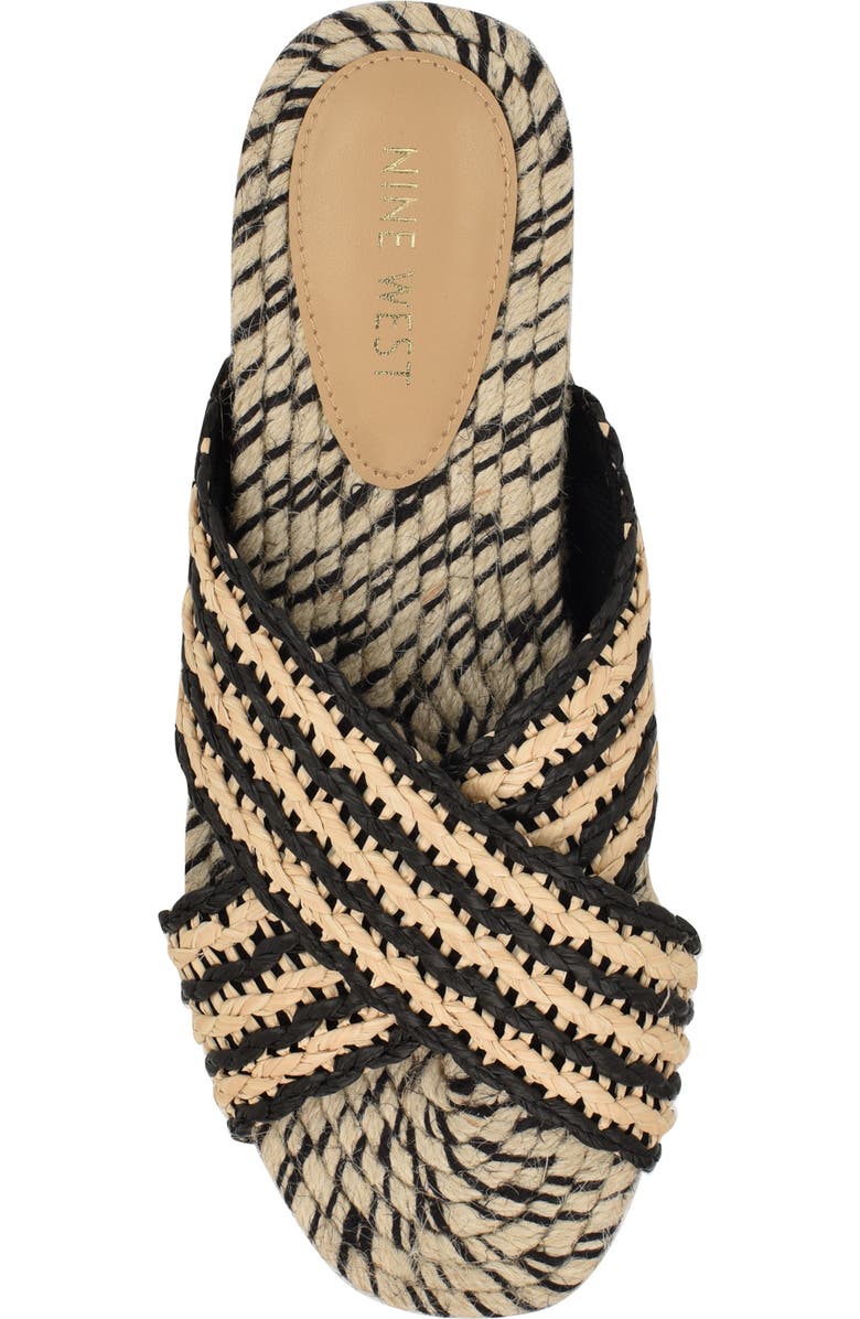 Nine West Animay Slide Sandal, Alternate, color, Black 001