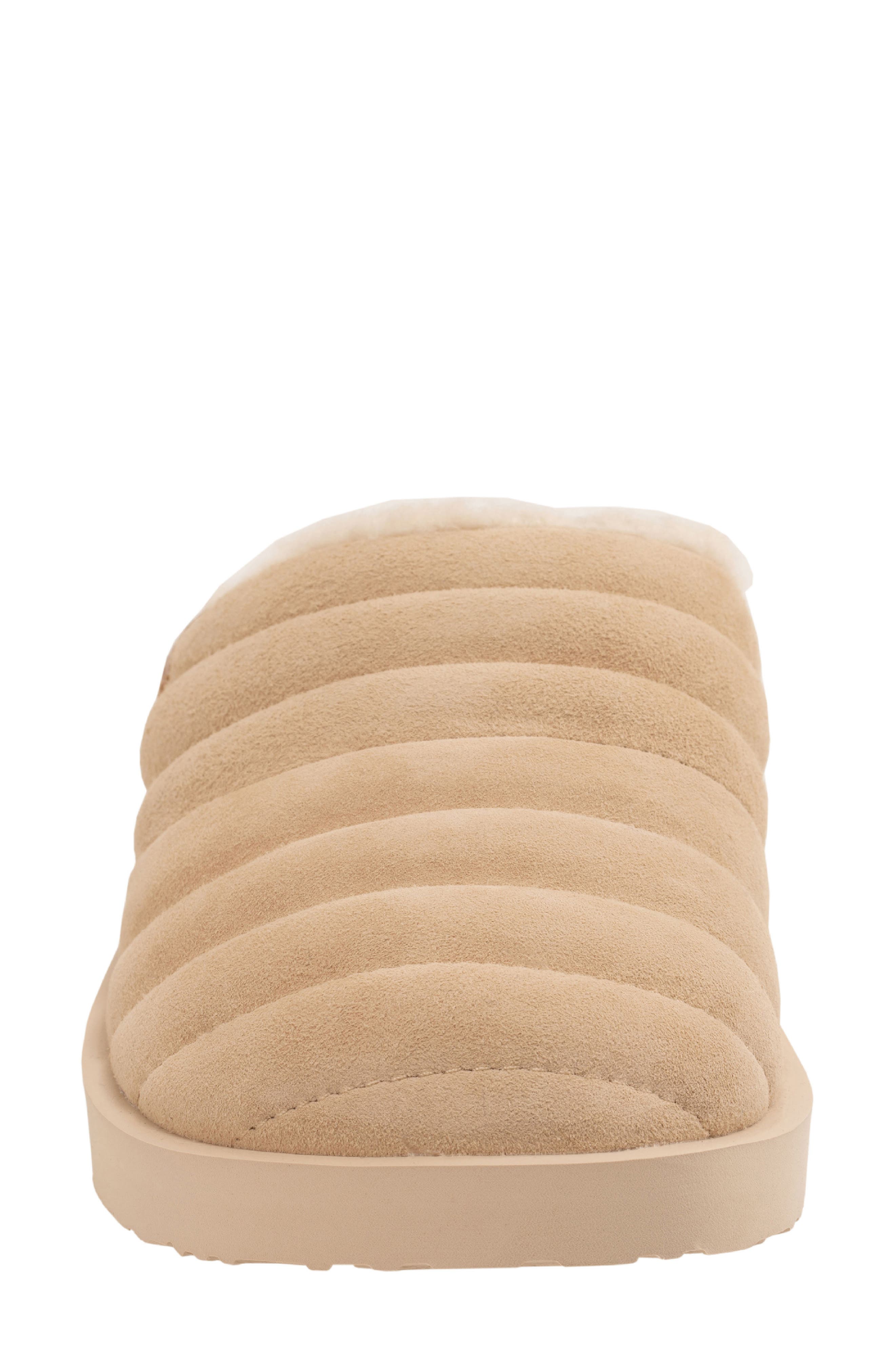 Valley Faux Fur Lined Slipper, Alternate, color, SESAME