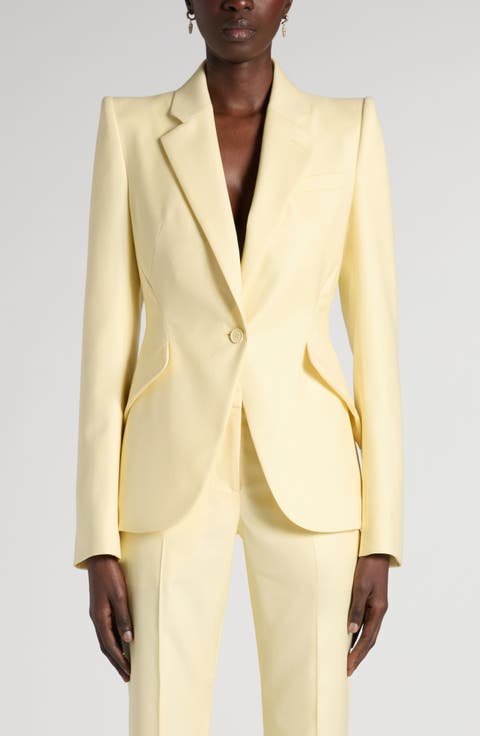 Single Breasted Wool Jacket