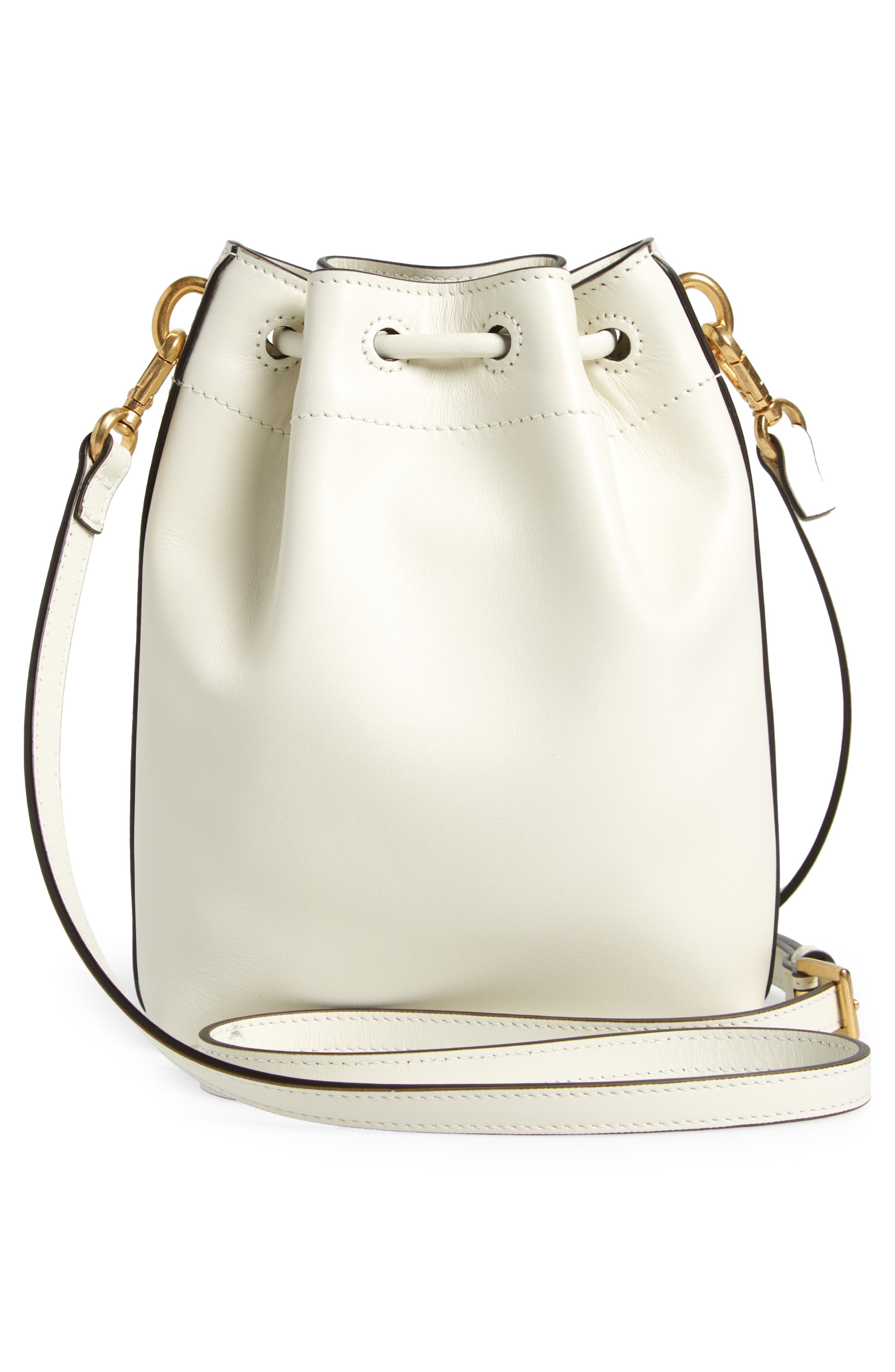 Jimmy Choo Mini Bon Bon Leather Bucket Bag, Alternate, color, 