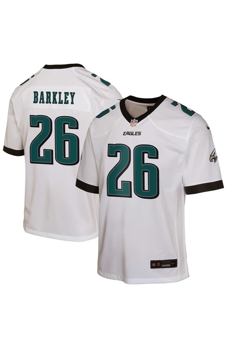 Nike Youth Nike Saquon Barkley White Philadelphia Eagles Game Jersey, Main, color,