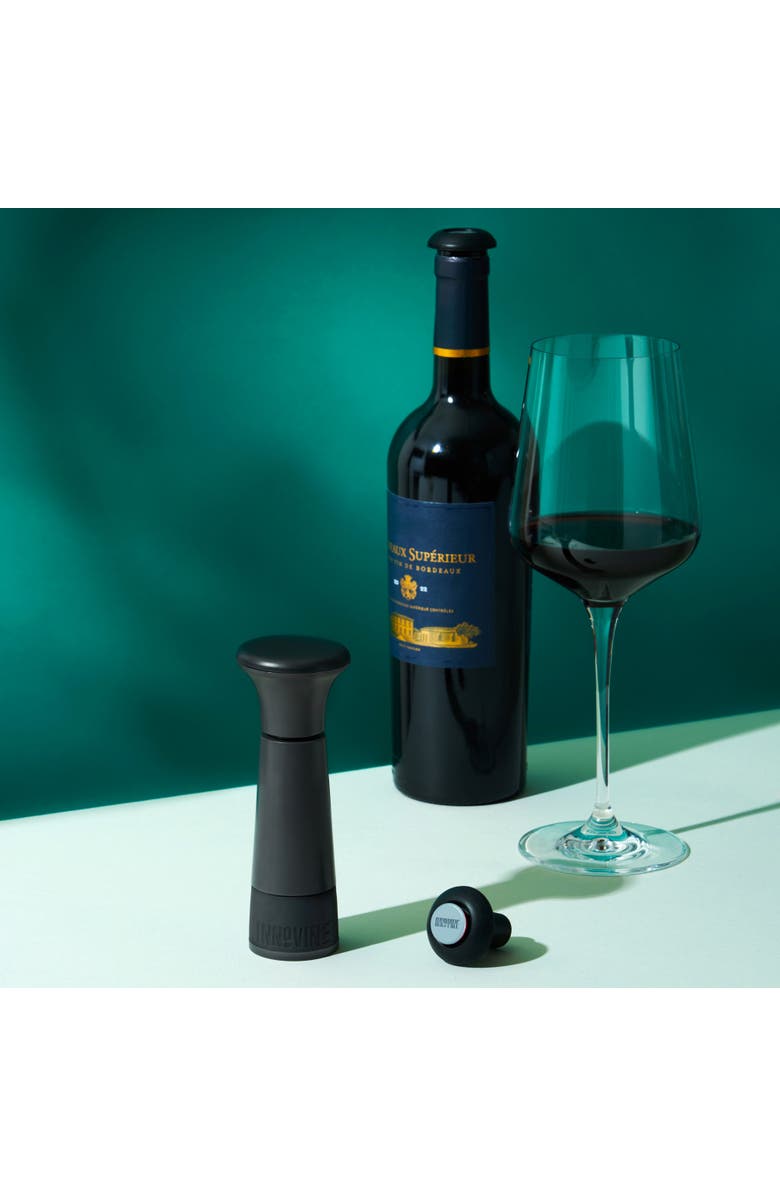Innovine Vacuum Pump Wine Saver, Alternate, color, Graphite