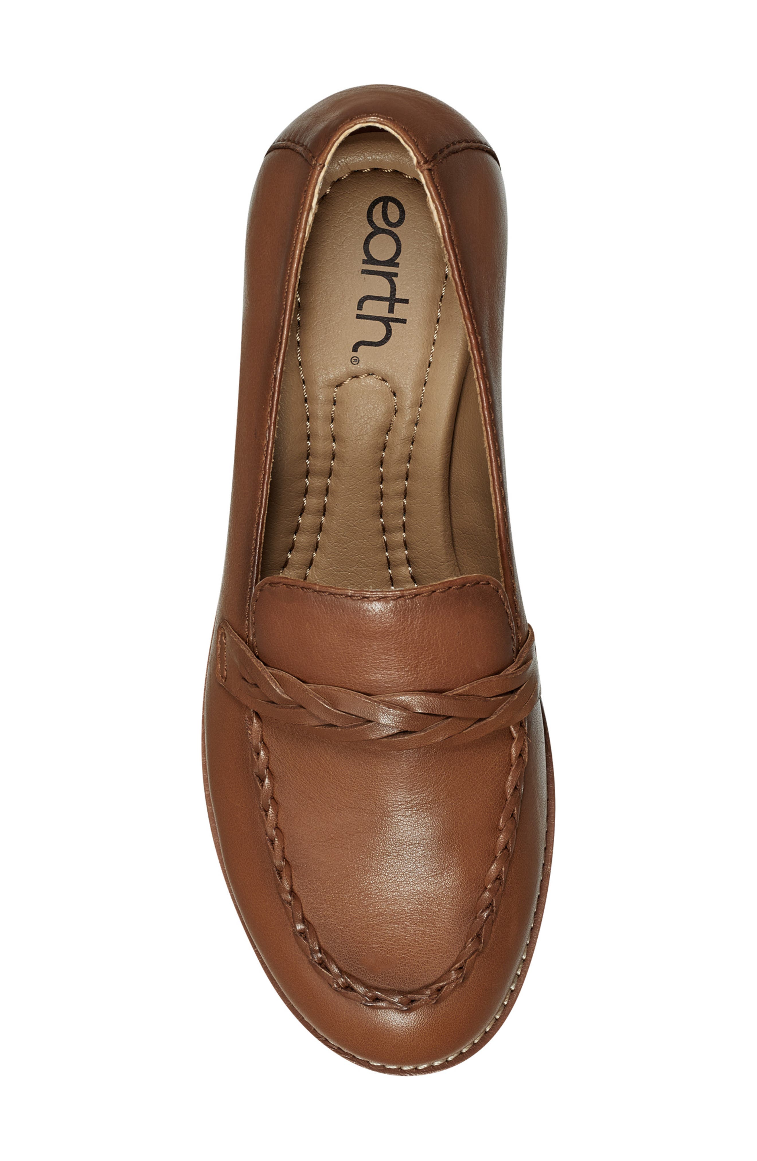 Earth<sup>®</sup> Edie Braid Loafer, Alternate, color, Rum