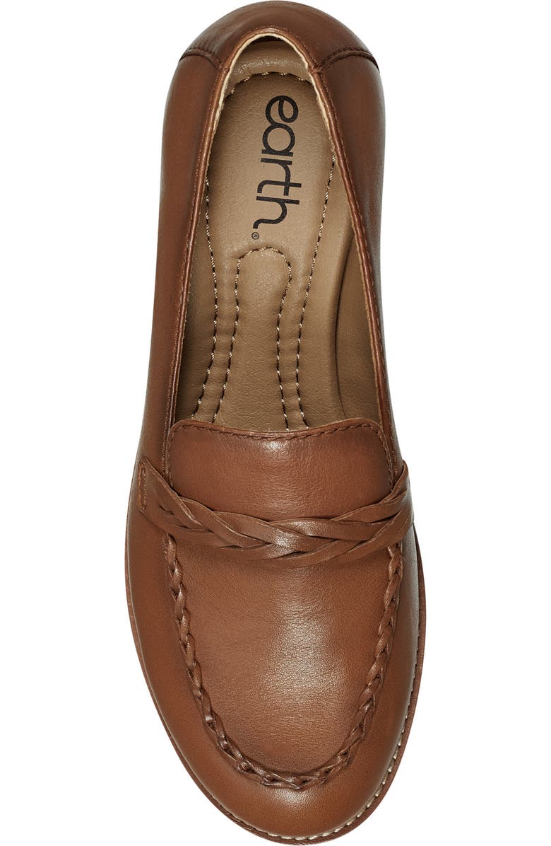 Earth<sup>®</sup> Edie Braid Loafer, Alternate, color, Rum