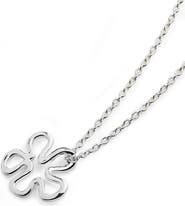 Lucy Quartermaine Open Splash Silver Pendant