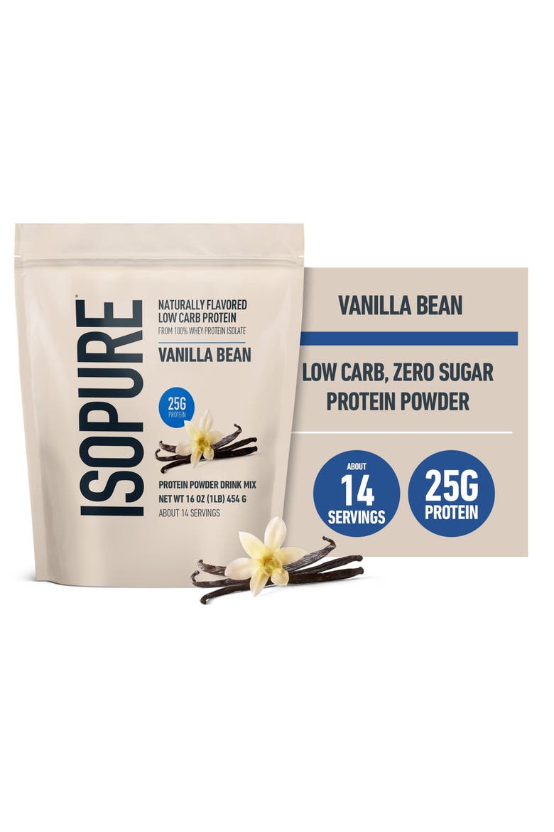 Low Carb Pure Whey Isolate Protein Powder Vanilla Bean, Alternate, color, None