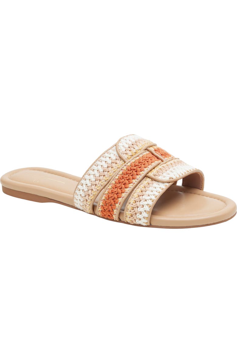 Linea Paolo Legacy Slide Sandal, Main, color, Toffee