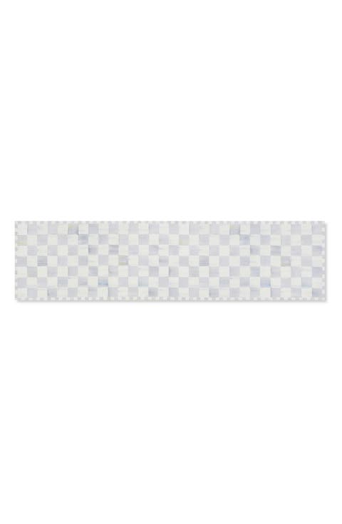 Sterling Check Washable Runner