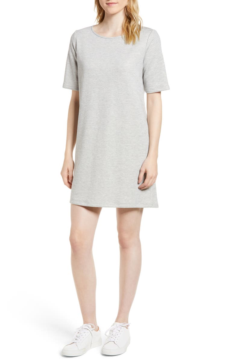 GIBSONLOOK Gibson Pleat Back Minidress, Main, color,