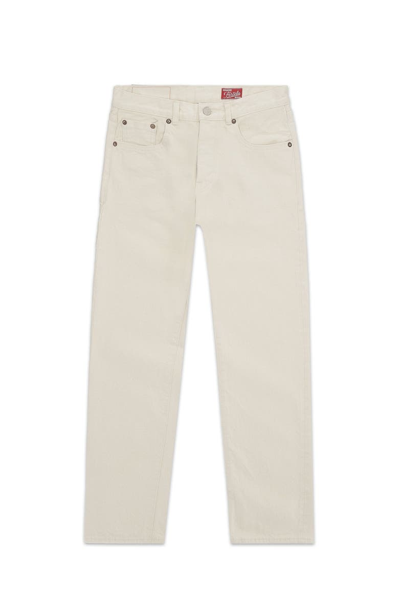 Fortela Japan Classic Selvage Denim Pants, Main, color, Ecru