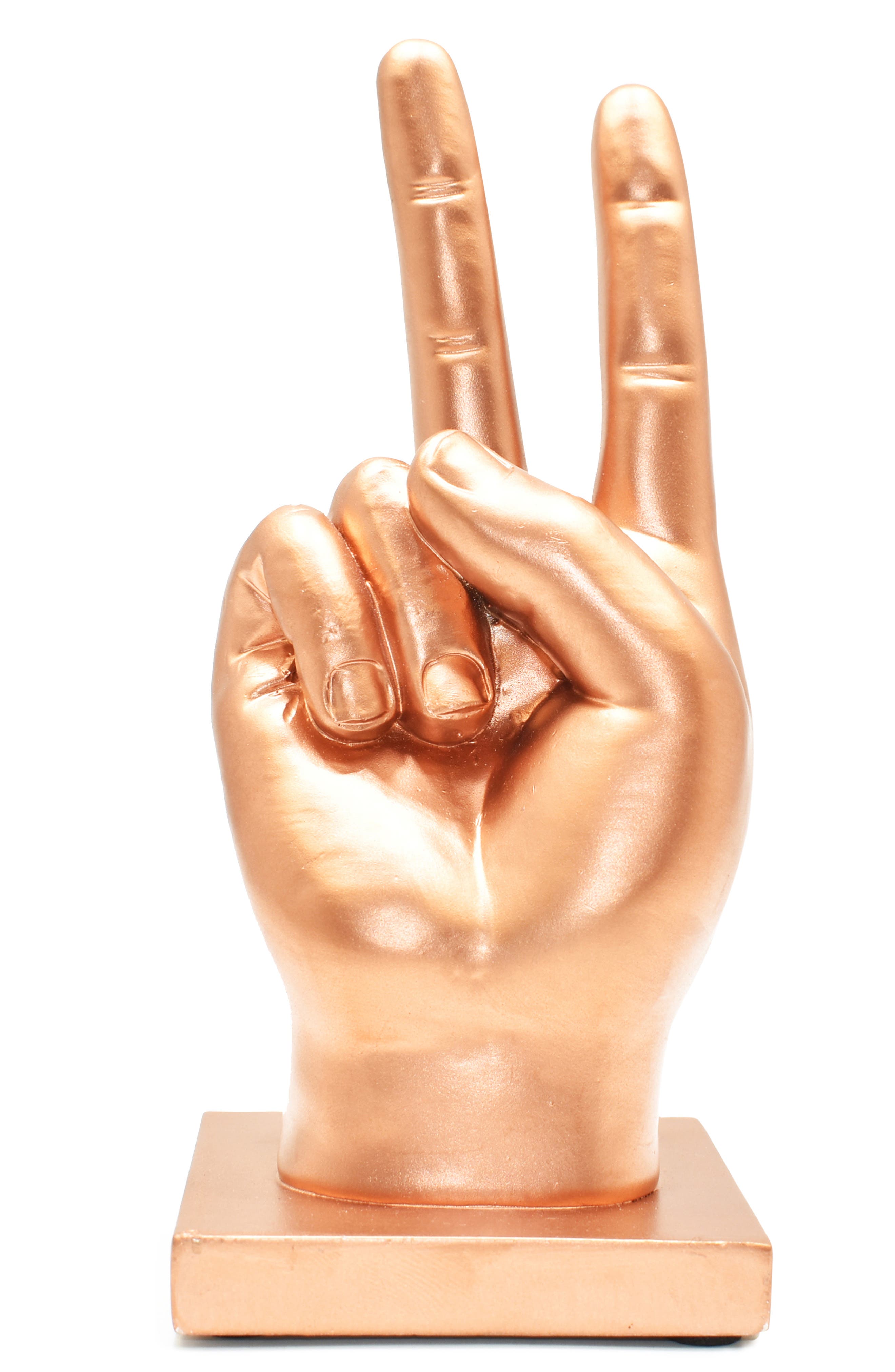 Peace Sign Sculpture