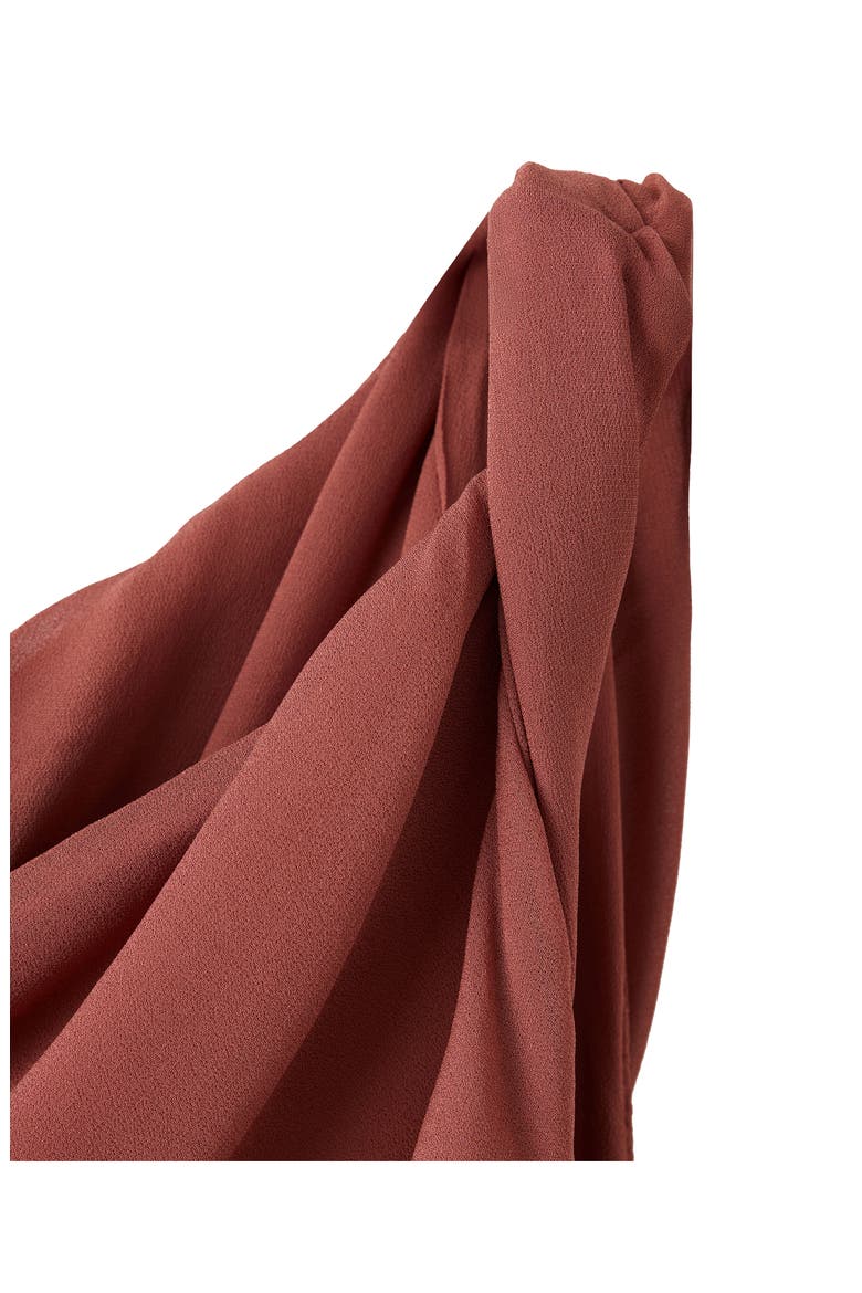 Drape Tie Waist Sleeveless Maxi Dress, Alternate, color, BURGUNDY