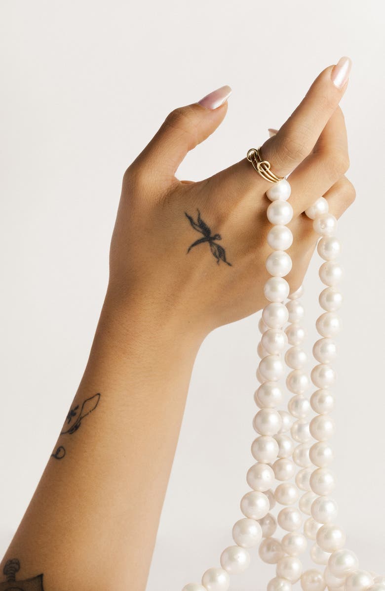 Spinelli Kilcollin Cyllene Linked Ring, Alternate, color, 18K Yellow Gold