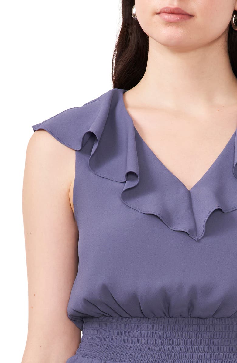 Halogen<sup>®</sup> Ruffle Smocked Waist Midi Dress, Alternate, color,