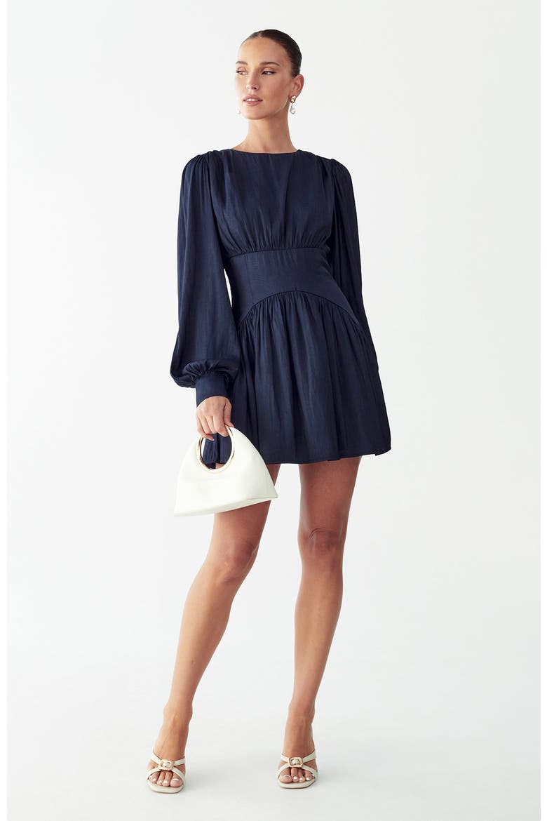 Izzy Mini Dress, Main, color, Navy Blue