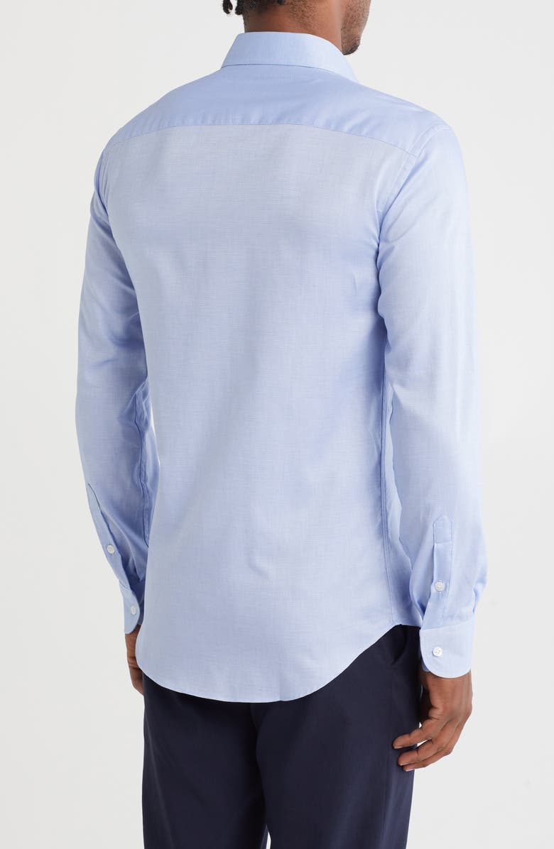 Armani Collezioni Cotton Stretch Dress Shirt, Alternate, color, Sky Blue