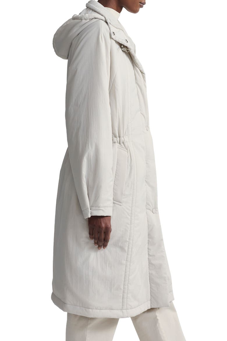 Elle Water Resistant Hooded Insulated Coat, Alternate, color, RAINY DAY