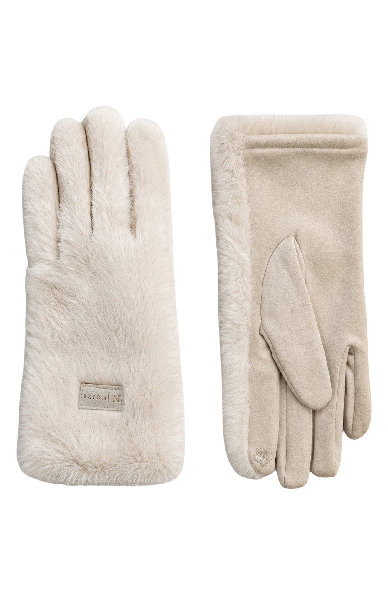 Penny Tech Faux Fur Gloves