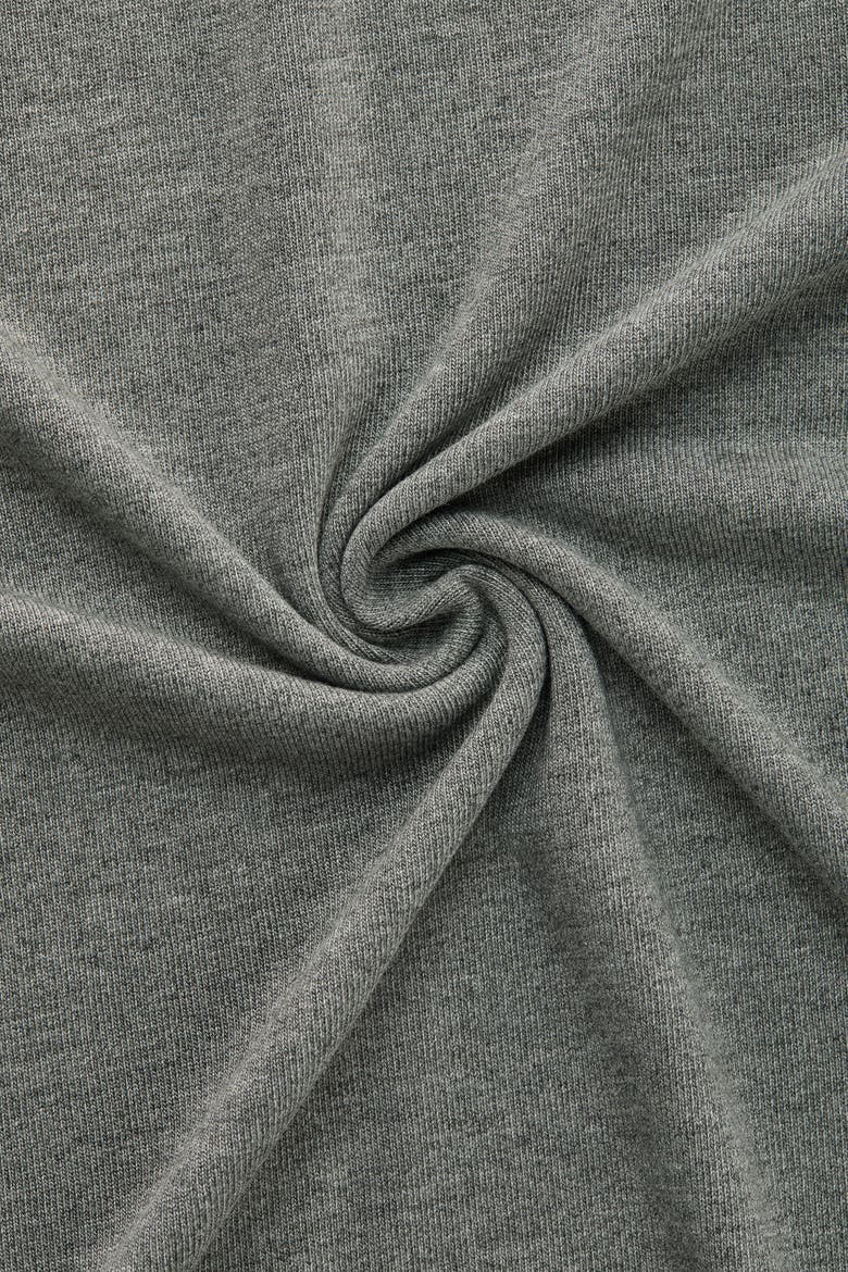 Heavyweight Long Sleeve Viscose Jersey Crewneck, Alternate, color, Grey