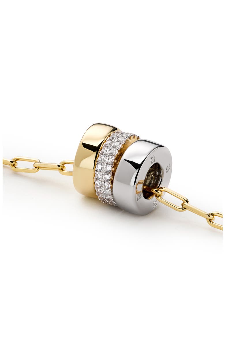 Charm Necklace - Tyler, Alternate, color, Gold