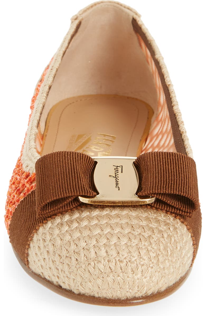 FERRAGAMO Varina Bow Flat, Alternate, color,