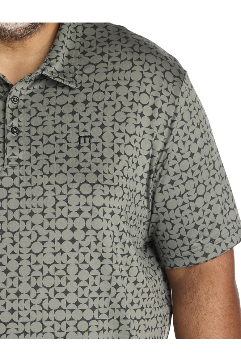 Big & Tall Featherweight Caves Polo Shirt, Alternate, color, DARK OLIVE