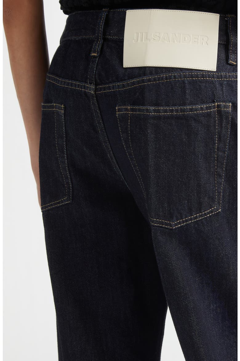 Pleated Straight Leg Jeans, Alternate, color, MAGNET