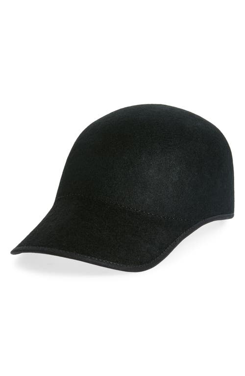 René Mantilla, New York Casquette Wool Baseball Cap In Black