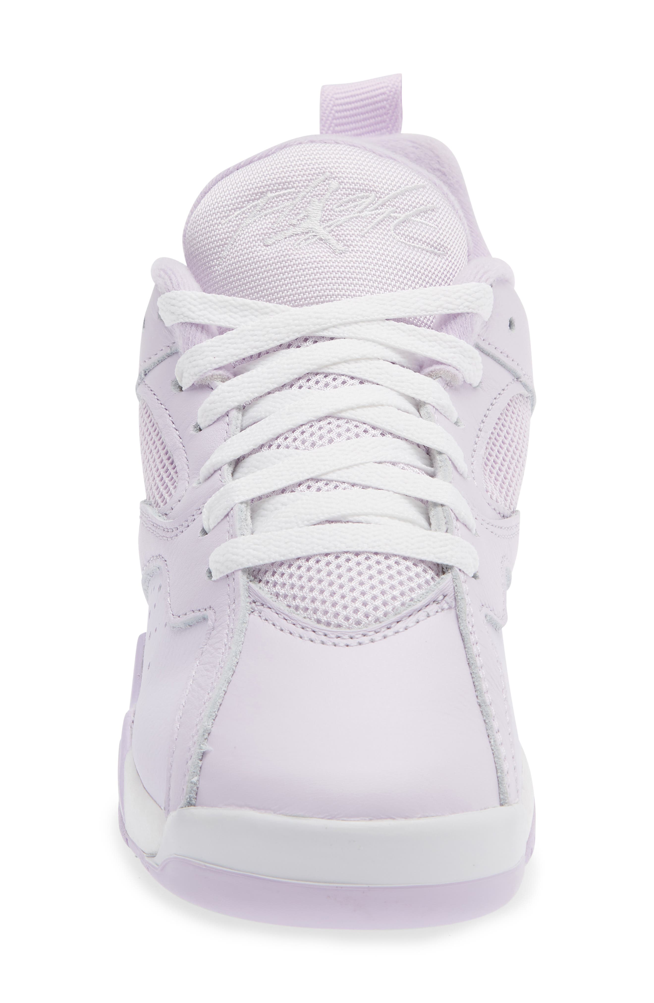 Kids' Jordan 7 RM Low Top Basketball Sneaker, Alternate, color, BARELY GRAPE/ WHITE/ VIOLET