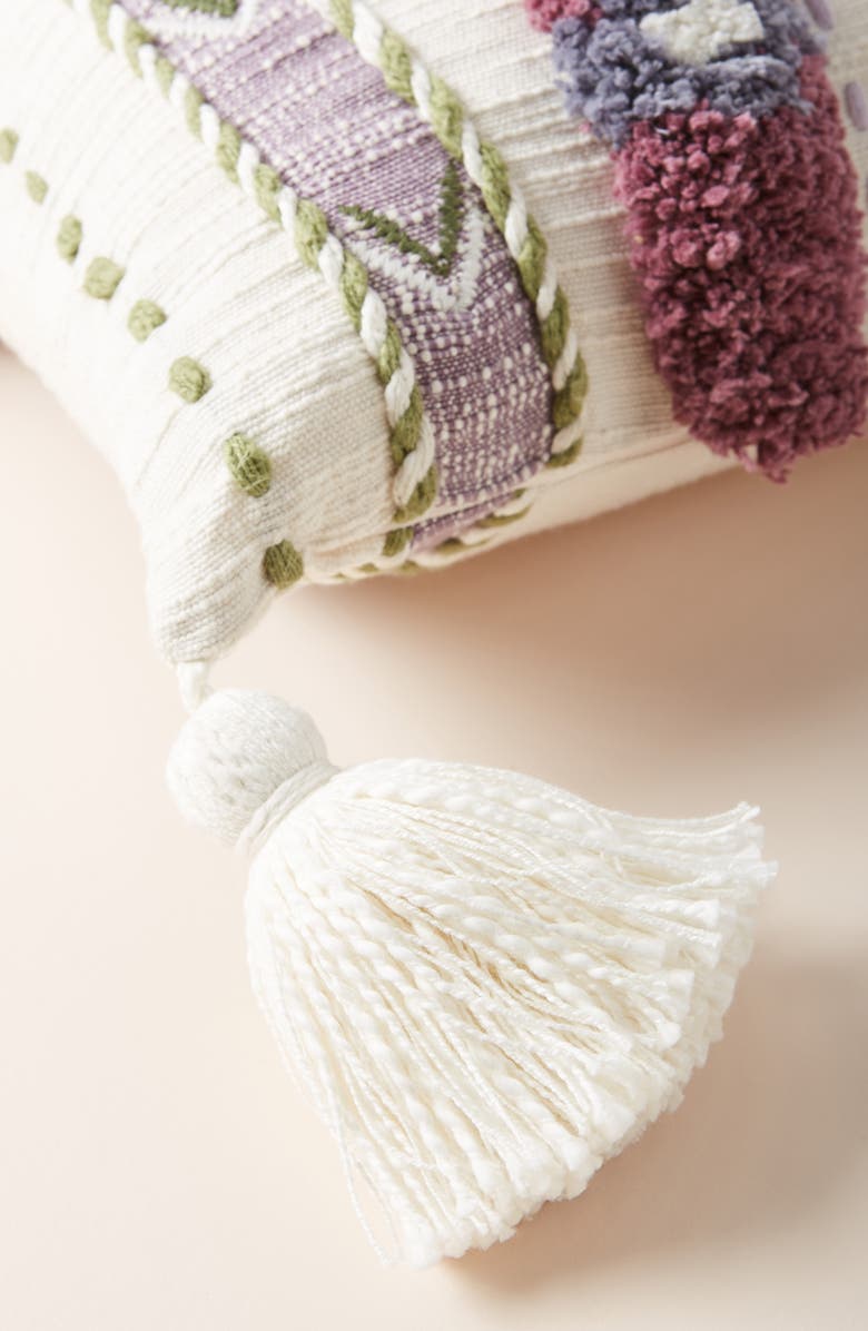 Anthropologie Home Anthropologie Alula Tassel Accent Pillow, Alternate, color,